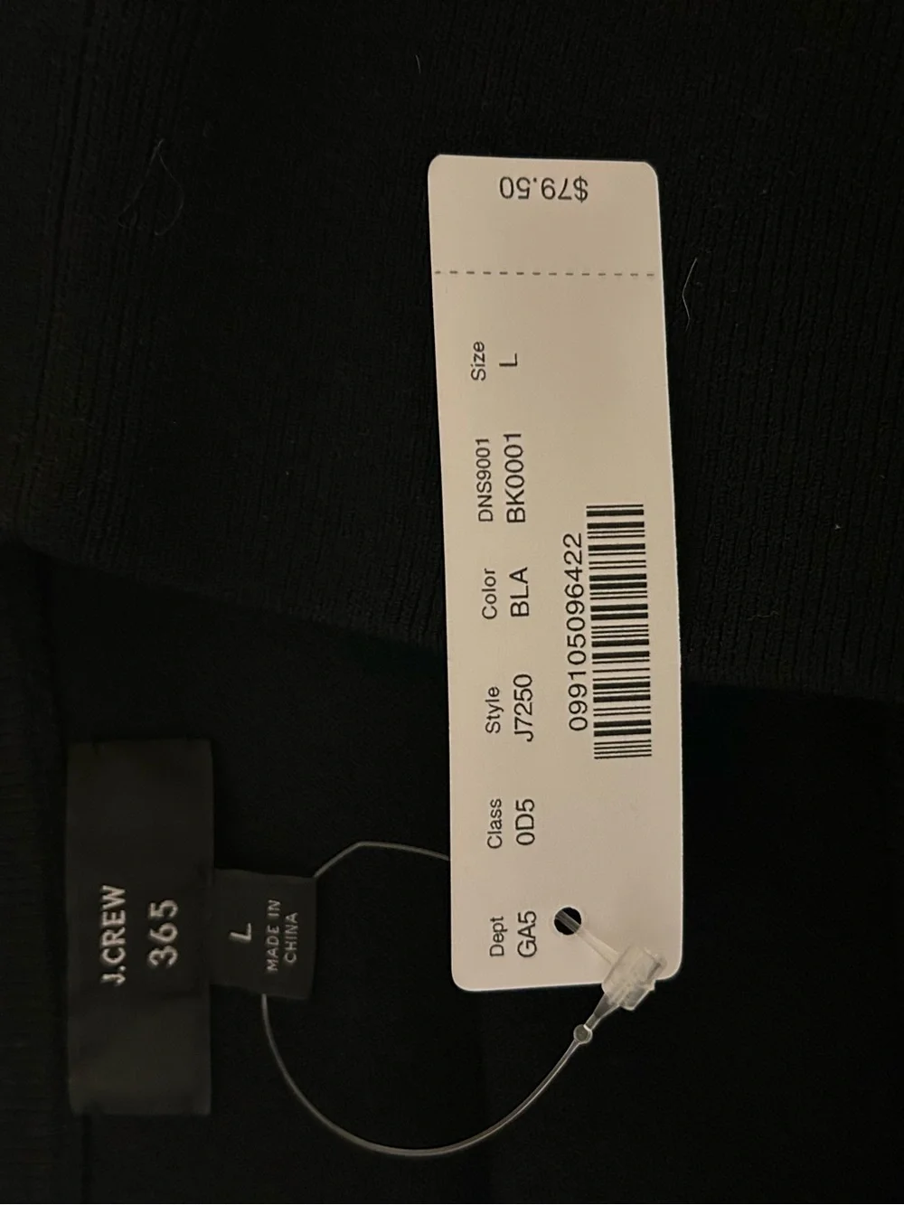 J. Crew Black Circle Skirt